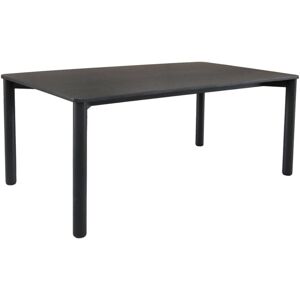 SWEEEK 6-seater rectangular dining table with rubberwood and black oak veneer - 180 x 100 x 75 cm - Solene SWEEEK 6-seater rectangular dining table with rubberwood and black oak veneer - 180 x 100 x 75 cm - Solene