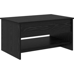Coffee Table Black oak 80 x 50.5 x 41.5 cm Engineered wood vidaXL Coffee Table Black oak 80 x 50.5 x 41.5 cm Engineered wood vidaXL