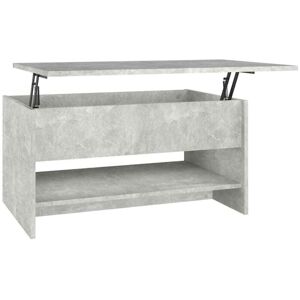 Vidaxl - Coffee Table Concrete Grey 80x50x40 cm Engineered Wood Vidaxl - Coffee Table Concrete Grey 80x50x40 cm Engineered Wood