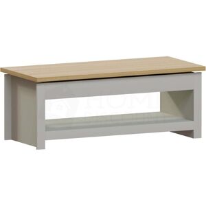 Home Discount - Arlington Sliding Top Coffee Table With Shelf Living Room Furniture, Grey Home Discount - Arlington Sliding Top Coffee Table With Shelf Living Room Furniture, Grey