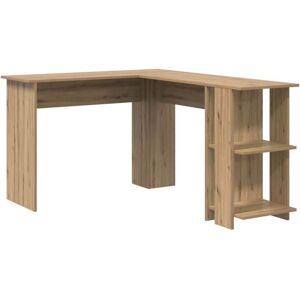 Vidaxl - Corner Desk with Storage Artisan oak 140 x 113.5 x 75 cm Vidaxl - Corner Desk with Storage Artisan oak 140 x 113.5 x 75 cm