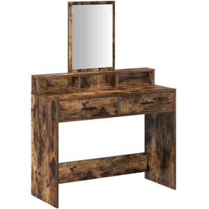 Vidaxl - Dressing Table Smoked oak 100 x 41 x 140 cm Engineered wood Vidaxl - Dressing Table Smoked oak 100 x 41 x 140 cm Engineered wood