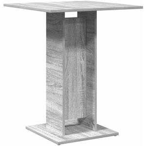 Bistro Table Grey Sonoma 60x60x75 cm Engineered Wood Vidaxl Bistro Table Grey Sonoma 60x60x75 cm Engineered Wood Vidaxl