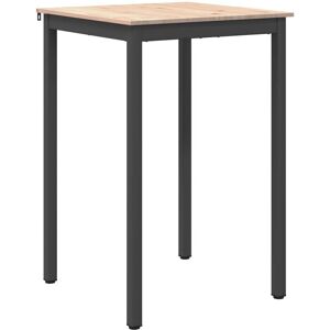Bar Table Natural 70 x 70 x 105 cm Solid Pine Wood vidaXL Bar Table Natural 70 x 70 x 105 cm Solid Pine Wood vidaXL