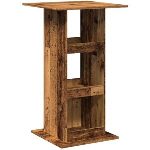 Bar Table with Storage Old Wood 60x60x102 cm Engineered Wood vidaXL Bar Table with Storage Old Wood 60x60x102 cm Engineered Wood vidaXL