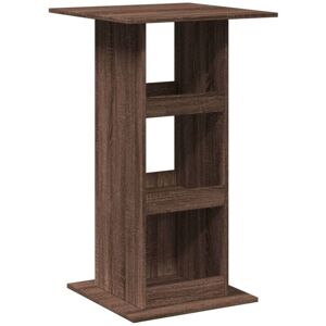 Bar Table with Storage Brown Oak 60x60x102 cm Engineered Wood Vidaxl Bar Table with Storage Brown Oak 60x60x102 cm Engineered Wood Vidaxl