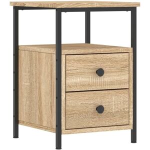 Bedside Cabinet Sonoma Oak 34x35.5x50 cm Engineered Wood Vidaxl Bedside Cabinet Sonoma Oak 34x35.5x50 cm Engineered Wood Vidaxl