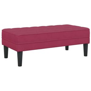 Vidaxl - Bench Wine Red 113 x 57 x 39 cm Velvet Vidaxl - Bench Wine Red 113 x 57 x 39 cm Velvet