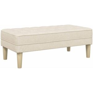 Vidaxl - Bench Linen 113 x 57 x 39 cm Fabric Vidaxl - Bench Linen 113 x 57 x 39 cm Fabric