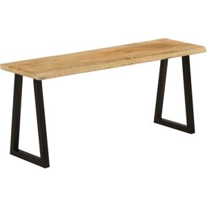 Vidaxl - Bench with Live Edge 105 cm Solid Wood Mango Vidaxl - Bench with Live Edge 105 cm Solid Wood Mango