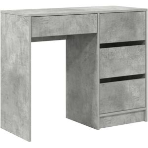 Vidaxl - Desk with Shelf Concrete grey 90 x 37.5 x 75 cm Engineered Wood Vidaxl - Desk with Shelf Concrete grey 90 x 37.5 x 75 cm Engineered Wood