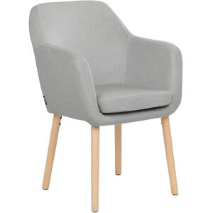 Beliani Yorkville Grey Velvet Dining Chair - Dining Chair Beliani Yorkville Grey Velvet Dining Chair - Dining Chair
