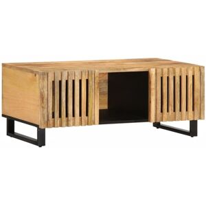 Coffee Table 100x55x40 cm Solid Wood Rough Mango Vidaxl Coffee Table 100x55x40 cm Solid Wood Rough Mango Vidaxl