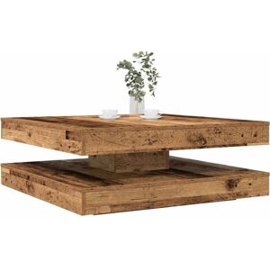 Vidaxl - Coffee Table 360-Degree Rotatable Old Wood 90x90x34.5 cm Vidaxl - Coffee Table 360-Degree Rotatable Old Wood 90x90x34.5 cm