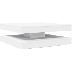 Coffee Table 360-Degree Rotatable White 90x90x34.5 cm Vidaxl Coffee Table 360-Degree Rotatable White 90x90x34.5 cm Vidaxl