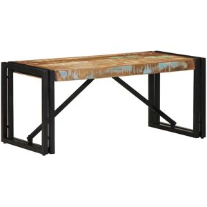 Vidaxl - Coffee Table Multicolour 80x40x35 cm Solid Wood Reclaimed Vidaxl - Coffee Table Multicolour 80x40x35 cm Solid Wood Reclaimed