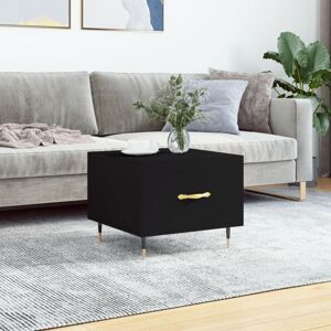 Jinlefu - Coffee Table Black 50x50x40 cm Engineered Wood vidaXL Jinlefu - Coffee Table Black 50x50x40 cm Engineered Wood vidaXL
