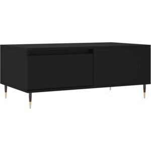 JINLEFU Coffee Table Black 90x50x36.5 cm Engineered Wood vidaXL JINLEFU Coffee Table Black 90x50x36.5 cm Engineered Wood vidaXL