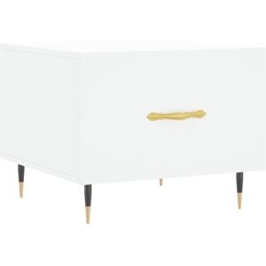 Jinlefu - Coffee Table White 50x50x40 cm Engineered Wood vidaXL Jinlefu - Coffee Table White 50x50x40 cm Engineered Wood vidaXL