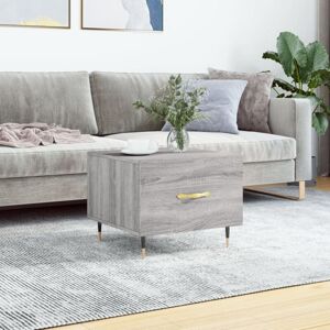 Jinlefu - Coffee Table Grey Sonoma 50x50x40 cm Engineered Wood vidaXL Jinlefu - Coffee Table Grey Sonoma 50x50x40 cm Engineered Wood vidaXL