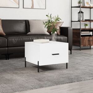 Jinlefu - Coffee Table High Gloss White 50x50x40 cm Engineered Wood vidaXL Jinlefu - Coffee Table High Gloss White 50x50x40 cm Engineered Wood vidaXL