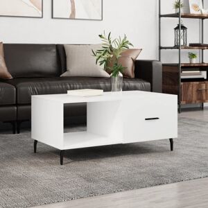 Jinlefu - Coffee Table White 90x50x40 cm Engineered Wood vidaXL Jinlefu - Coffee Table White 90x50x40 cm Engineered Wood vidaXL