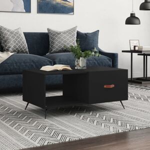 Jinlefu - Coffee Table Black 90x50x40 cm Engineered Wood vidaXL Jinlefu - Coffee Table Black 90x50x40 cm Engineered Wood vidaXL