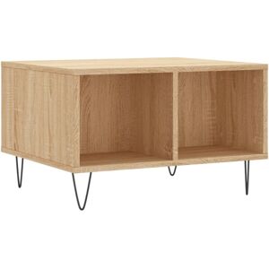JINLEFU Coffee Table Sonoma Oak 60x50x36.5 cm Engineered Wood vidaXL JINLEFU Coffee Table Sonoma Oak 60x50x36.5 cm Engineered Wood vidaXL