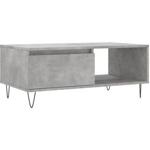 Jinlefu - Coffee Table Concrete Grey 90x50x36.5 cm Engineered Wood vidaXL Jinlefu - Coffee Table Concrete Grey 90x50x36.5 cm Engineered Wood vidaXL