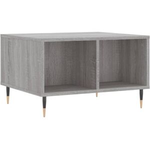 Jinlefu - Coffee Table Grey Sonoma 60x50x36.5 cm Engineered Wood vidaXL Jinlefu - Coffee Table Grey Sonoma 60x50x36.5 cm Engineered Wood vidaXL