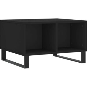 Jinlefu - Coffee Table Black 60x50x36.5 cm Engineered Wood vidaXL Jinlefu - Coffee Table Black 60x50x36.5 cm Engineered Wood vidaXL