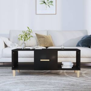 Jinlefu - Coffee Table Black 102x50x40 cm Engineered Wood vidaXL Jinlefu - Coffee Table Black 102x50x40 cm Engineered Wood vidaXL