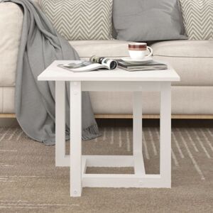Jinlefu - Coffee Table White 50x50x45 cm Solid Wood Pine vidaXL Jinlefu - Coffee Table White 50x50x45 cm Solid Wood Pine vidaXL