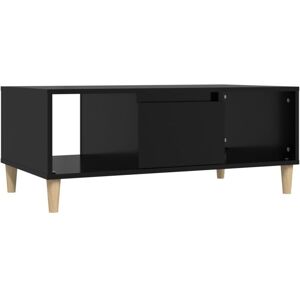 Jinlefu - Coffee Table Black 90x50x36,5 cm Engineered Wood vidaXL Jinlefu - Coffee Table Black 90x50x36,5 cm Engineered Wood vidaXL