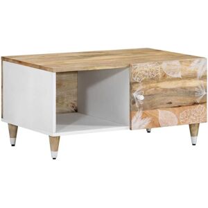 Coffee Table 80x50x40 cm Solid Wood Mango Vidaxl Coffee Table 80x50x40 cm Solid Wood Mango Vidaxl