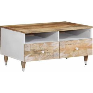 Coffee Table 80x54x40 cm Solid Wood Mango Vidaxl Coffee Table 80x54x40 cm Solid Wood Mango Vidaxl