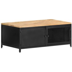 Vidaxl - Coffee Table 90x50x37 cm Solid Rough Mango Wood Vidaxl - Coffee Table 90x50x37 cm Solid Rough Mango Wood