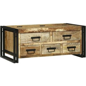 Vidaxl - Coffee Table Brown 90 x 50 x 38 cm Solid rough mango wood Vidaxl - Coffee Table Brown 90 x 50 x 38 cm Solid rough mango wood