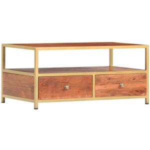 Coffee Table 90x50x40 cm Solid Acacia Wood vidaXL Coffee Table 90x50x40 cm Solid Acacia Wood vidaXL