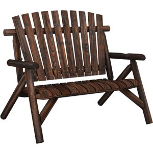 Vidaxl - 2-Seater Garden Bench 119x85x98 cm Solid Wood Spruce Vidaxl - 2-Seater Garden Bench 119x85x98 cm Solid Wood Spruce