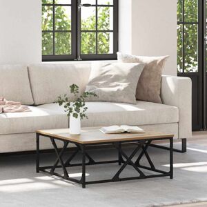 Coffee Table Artisan Oak 70 x 70 x 30 cm Engineered Wood vidaXL Coffee Table Artisan Oak 70 x 70 x 30 cm Engineered Wood vidaXL