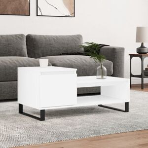 Vidaxl - Coffee Table White 100x50x45 cm Engineered Wood Vidaxl - Coffee Table White 100x50x45 cm Engineered Wood