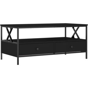 Coffee Table Black 100x51x45 cm Engineered Wood Vidaxl Coffee Table Black 100x51x45 cm Engineered Wood Vidaxl