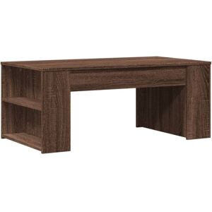 Coffee Table Brown Oak 102x55x42 cm Engineered Wood Vidaxl Coffee Table Brown Oak 102x55x42 cm Engineered Wood Vidaxl