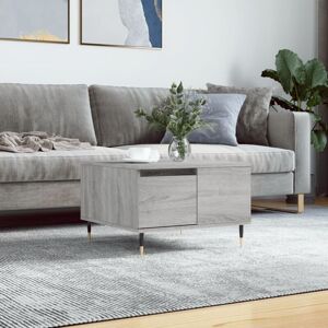 Vidaxl - Coffee Table Grey Sonoma 55x55x36.5 cm Engineered Wood Vidaxl - Coffee Table Grey Sonoma 55x55x36.5 cm Engineered Wood