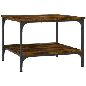 Coffee Table Smoked Oak 55x55x40 cm Engineered Wood vidaXL Coffee Table Smoked Oak 55x55x40 cm Engineered Wood vidaXL