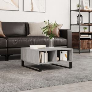 Coffee Table Grey Sonoma 60x60x30 cm Engineered Wood Vidaxl Coffee Table Grey Sonoma 60x60x30 cm Engineered Wood Vidaxl