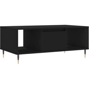 Vidaxl - Coffee Table Black 90x50x36.5 cm Engineered Wood Vidaxl - Coffee Table Black 90x50x36.5 cm Engineered Wood
