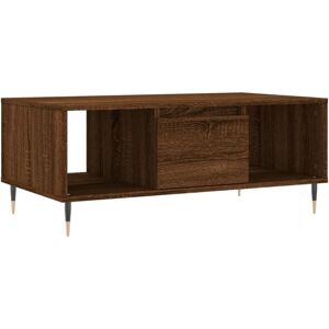 Vidaxl - Coffee Table Brown Oak 90x50x36.5 cm Engineered Wood Vidaxl - Coffee Table Brown Oak 90x50x36.5 cm Engineered Wood