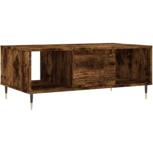 Coffee Table Smoked Oak 90x50x36.5 cm Engineered Wood Vidaxl Coffee Table Smoked Oak 90x50x36.5 cm Engineered Wood Vidaxl